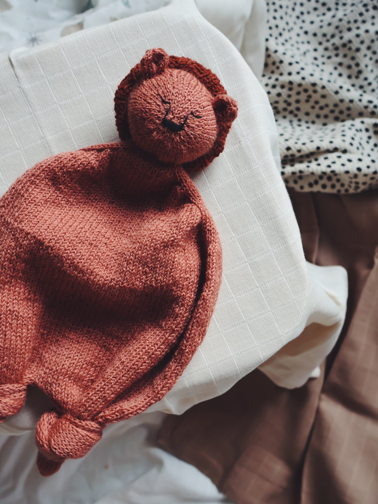 Bear and Lion Blankie - English pattern